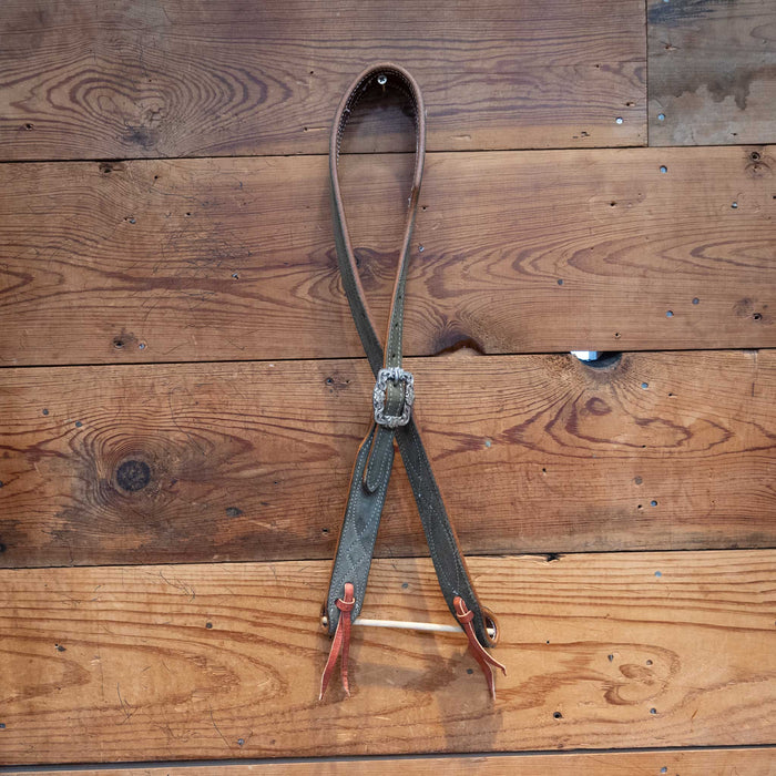 Army Green 3/4" Split Ear Headstall