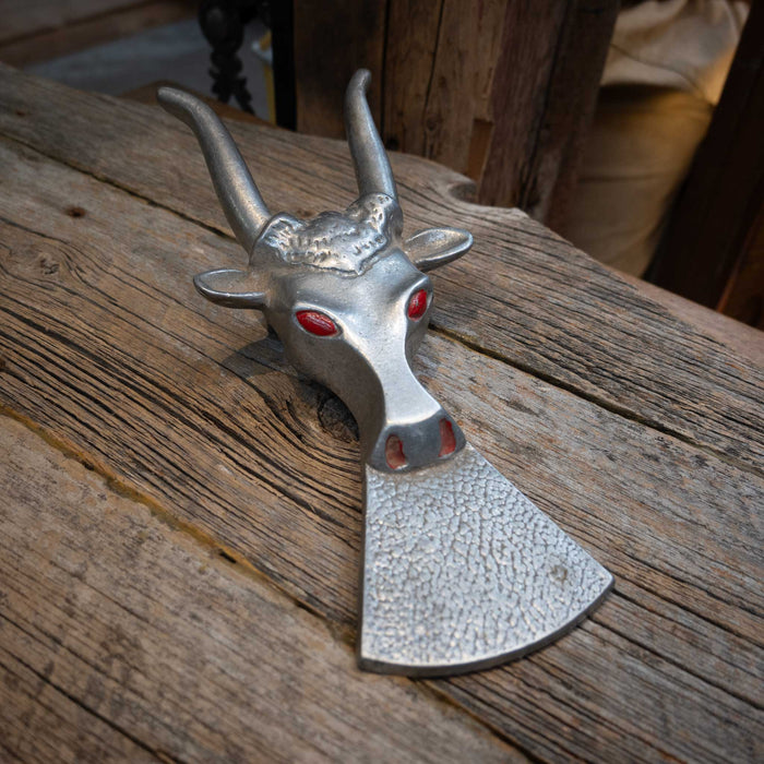 Mid Century Bull Boot Jack w/ Red Eyes