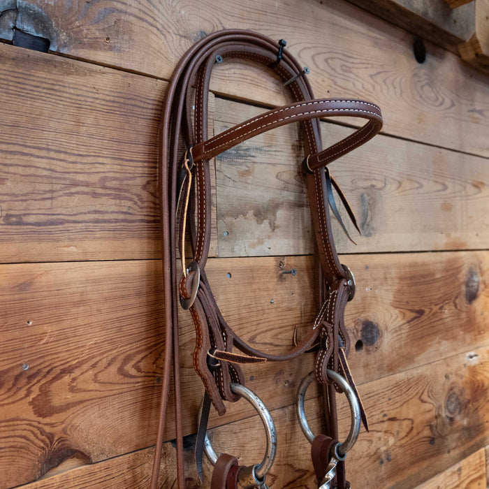 Kerry Kelley O-Ring  Slow Twist Snaffle Bridle Rig
