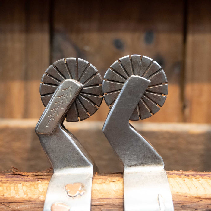Cribbs Silver Mounted Spurs