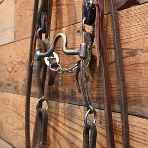 Bridle Rig - David Farkas Silver Mounted Solid Port Bit RIG739