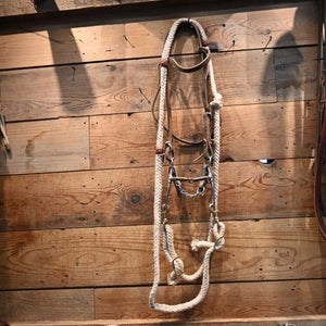 Bridle Rig - Shanked Smooth Snaffle Bit SBR547 Sale Barn MISC   