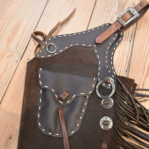 Titon Leather Chaps - Stepthrough CHAP1051 Tack - Chaps & Chinks Titon Leather