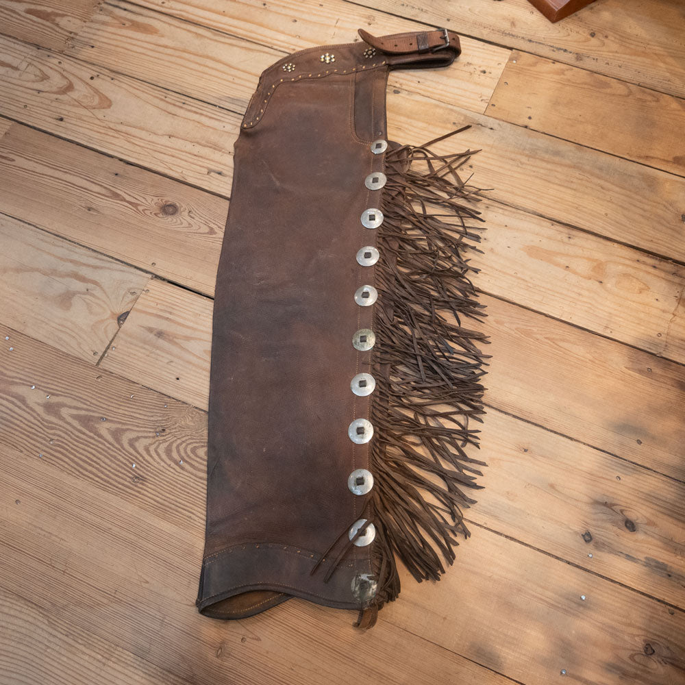 Early 1920's Vintage Old Western Shotgun Chaps Tack - Chaps & Chinks MISC