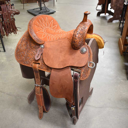 14.5" MARTIN CROWN C BARREL SADDLE Saddles - New Martin Saddlery