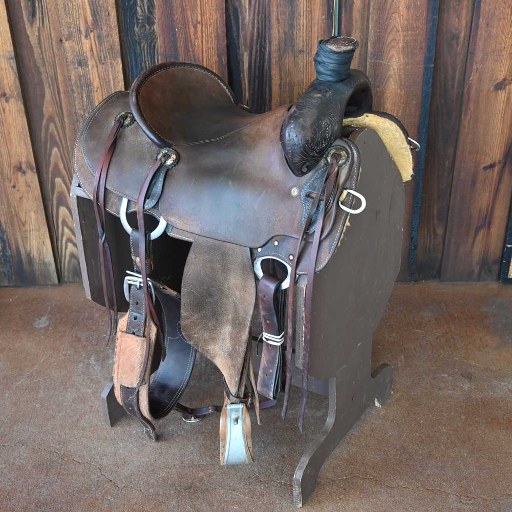 15" USED CACTUS RANCH SADDLE Saddles - Used CACTUS SADDLERY