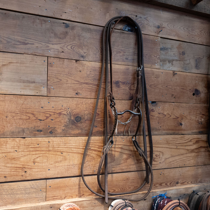 B. Anthony Silver Mounted Port Bridle Rig