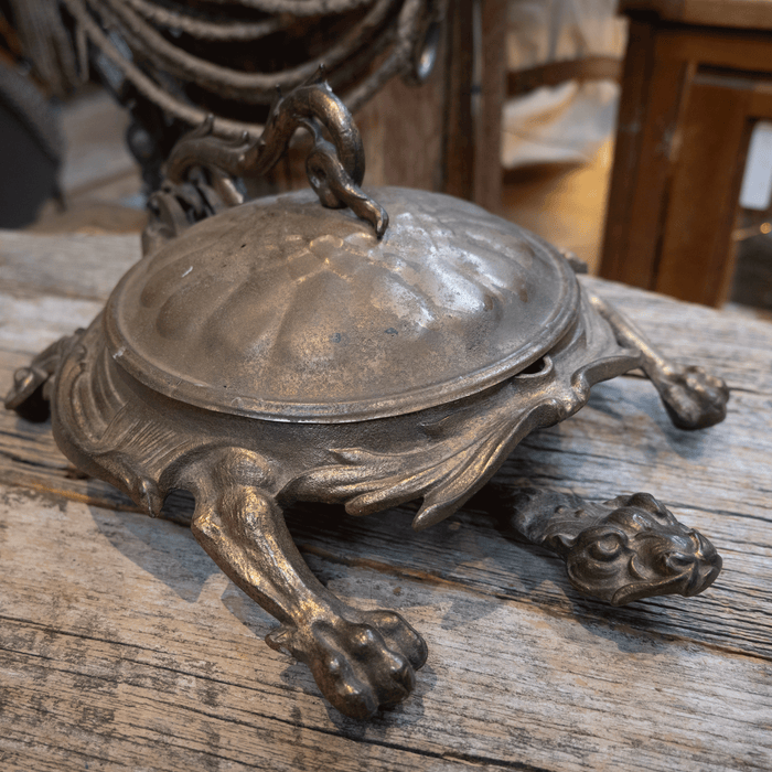 Antique Cast Iron Bradley Hubbard Dragon Spitton