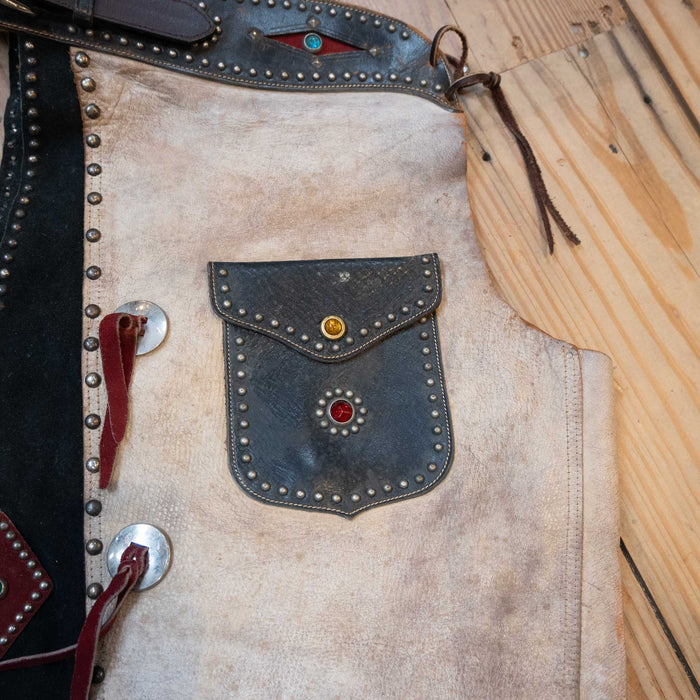 Western's 1940's Buckaroo Jr. Batwing Poker Chaps Tack - Chaps & Chinks MISC