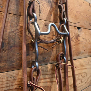 Bridle Rig - Cow Horse Supply Solid Port Bit RIG782 Tack - Rigs Cow Horse Supply   