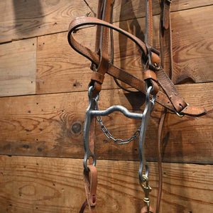 Bridle Rig - Solid Port Bit SBR548 Sale Barn MISC   