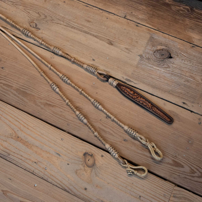 Handmade Rawhide Romel Reins