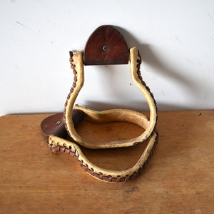 Used Rawhide Flat Bottom Oxbow Stirrups Sale Barn Teskey's