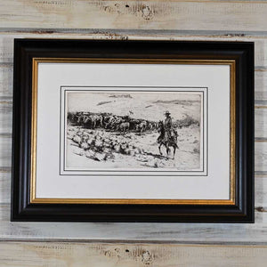 Western Art - Edward Borein - Original Sketch _CA700 Collectibles Edward Borein