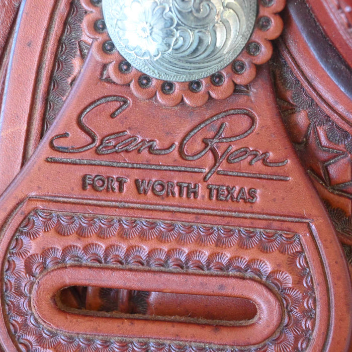 17" USED SEAN RYON CUTTING SADDLE Saddles - Used SEAN RYON