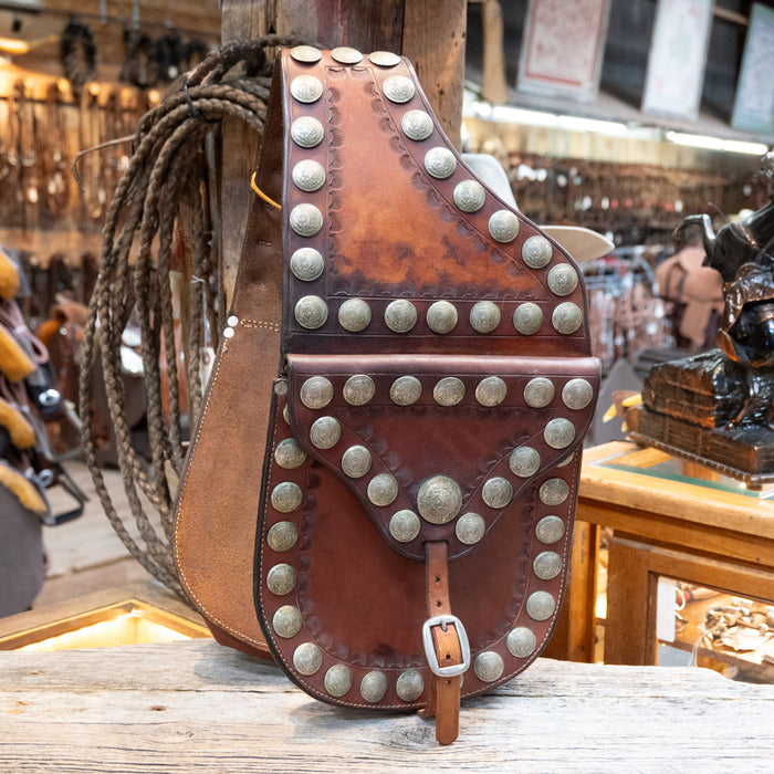 Vintage Centavo Adorned Saddle Bags Collectibles Teskeys
