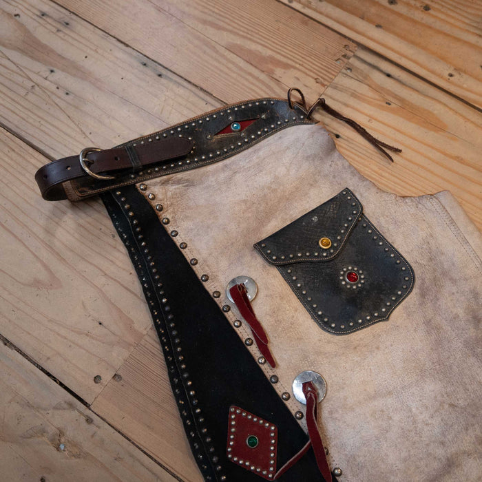 Western's 1940's Buckaroo Jr. Batwing Poker Chaps Tack - Chaps & Chinks MISC