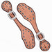 Teskey's Colored Buckstitch Ladies Spur Straps Tack - Spur Straps Teskey's
