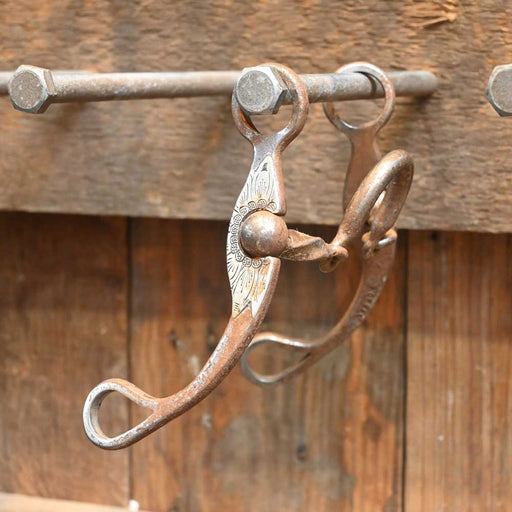 Morgan - Silver Mounted Slow Twist Loose Port Bit - TI0866 Tack - Bits Morgan