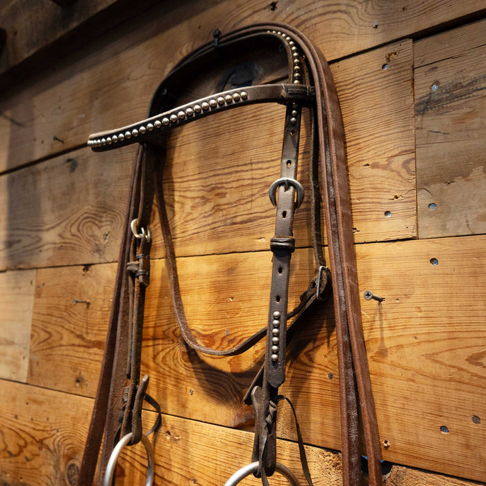 O-Ring Twisted Snaffle Bridle Rig Tack - Rigs MISC