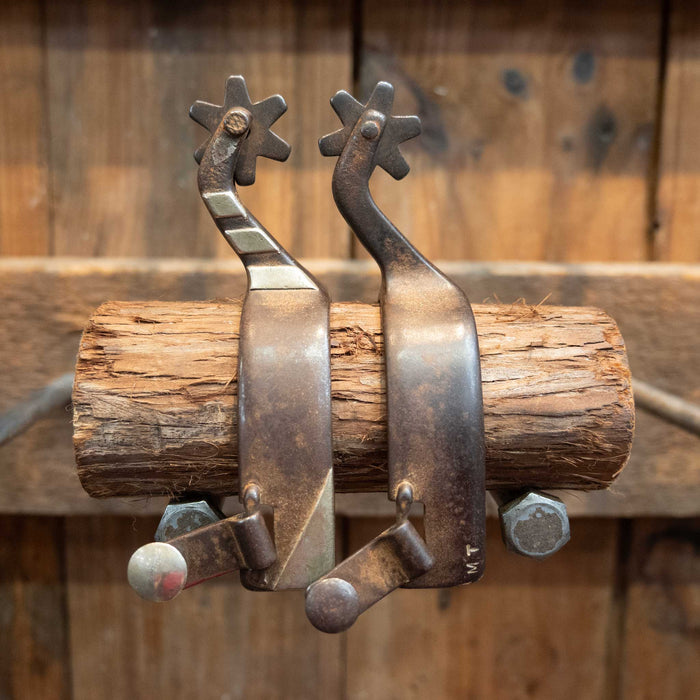 Mark Thomas Silver Mounted 6pt. Spurs