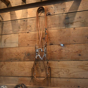 Bridle Rig - All NEW Leather JOE HIPP Rig - Kerry Kelley Milkman Hinge Port - RIG675 Tack - Rigs Kerry Kelley   