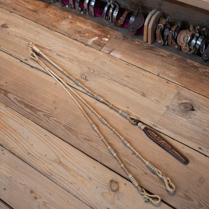 Handmade Rawhide Romel Reins