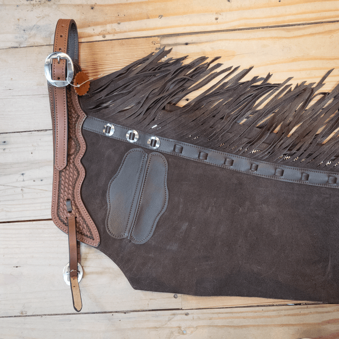 Teskey's Large Roughout Dark Chocolate Versatility Chaps 1875