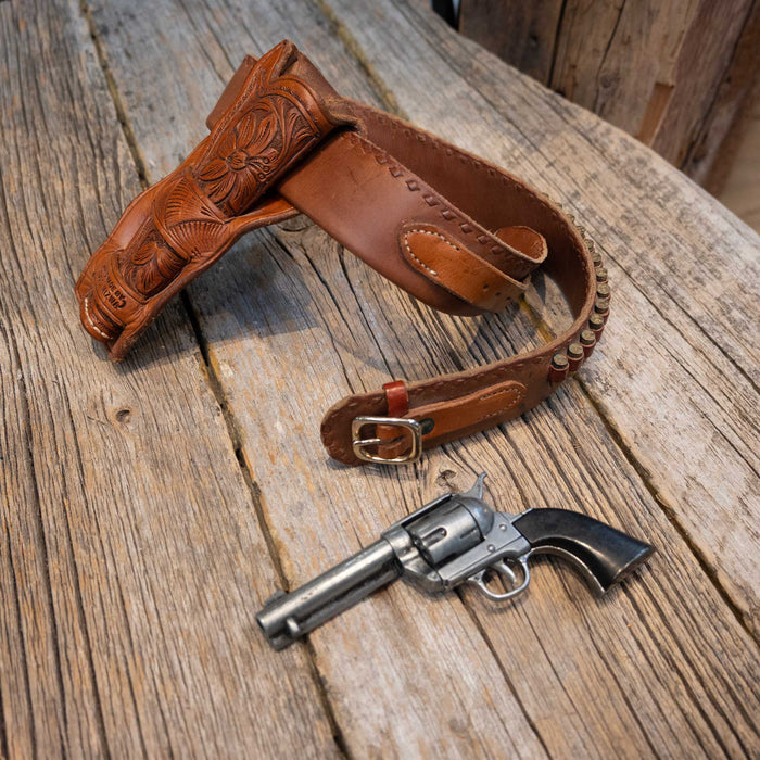 Handmade by Tad S. Mizwa Mini Gunslinger Belt