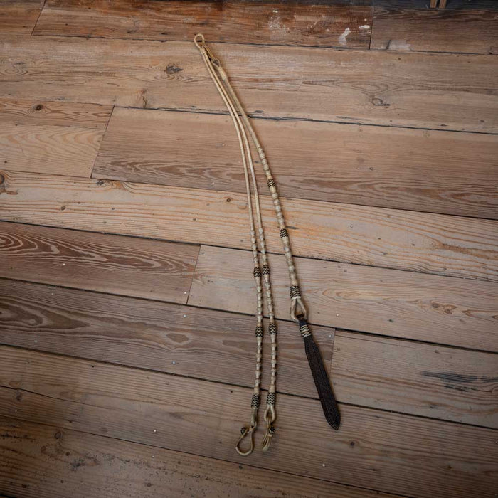 Handmade Rawhide Romel Reins Tack - Reins MISC