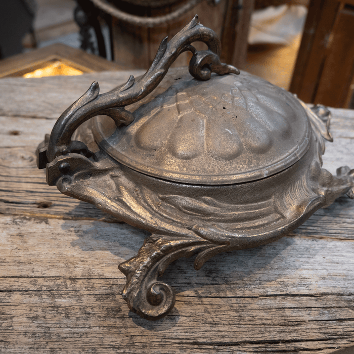 Antique Cast Iron Bradley Hubbard Dragon Spitton