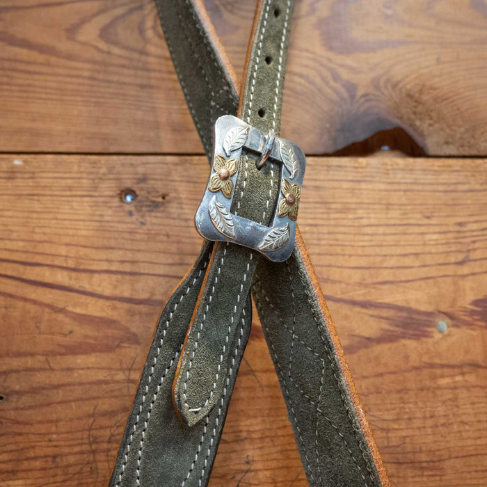 Army Green 3/4" Split Ear Headstall