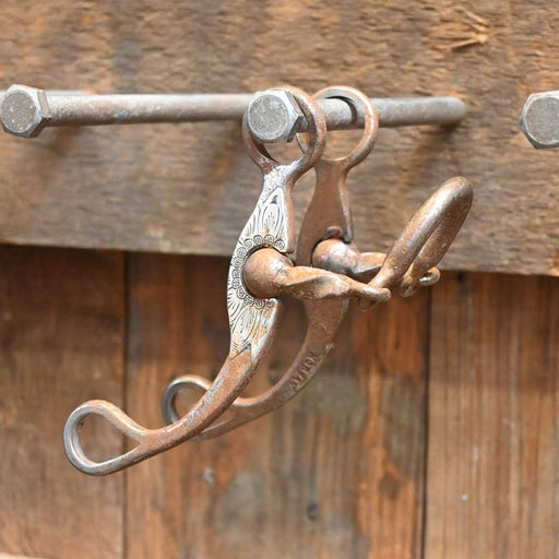 Morgan - Silver Mounted Slow Twist Loose Port Bit - TI0866 Tack - Bits Morgan