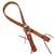 Slit Ear Headstall with Handmade Gold and Silver Buckle AAHS0033 Tack-Headstalls MISC   