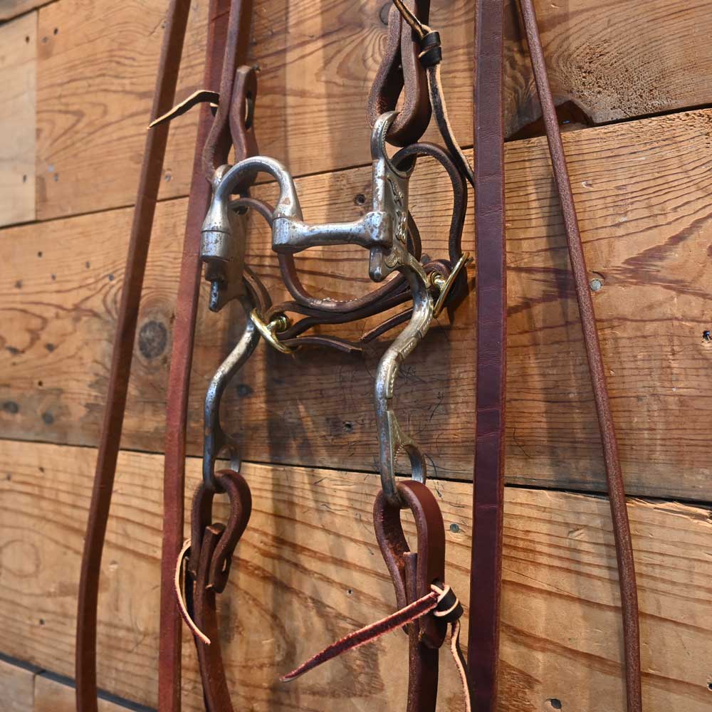 Bridle Rig - Josh Ownbey Silver Mounted - Correction Bit  RIG787 Tack - Rigs Josh Ownbey Cowboy Line   