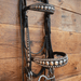 Vintage Pistol Shank Port Bridle Rig w/a Heavily Studdle Headstall & Cavesson Collectibles MISC