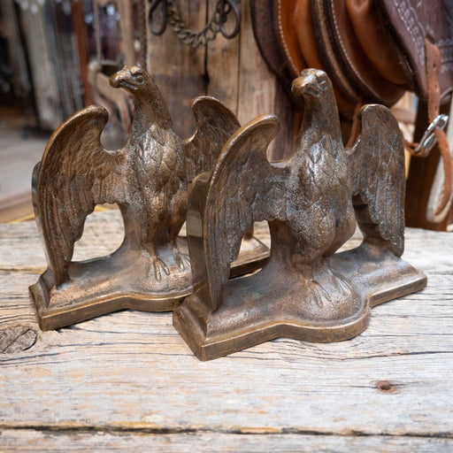 Vintage Brass Bold Eagle Bookends Collectibles Teskey's