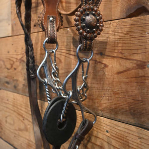 Bridle Rig - with a Twisted Snaffle - Dogbone Gag SBR131 Sale Barn MISC   