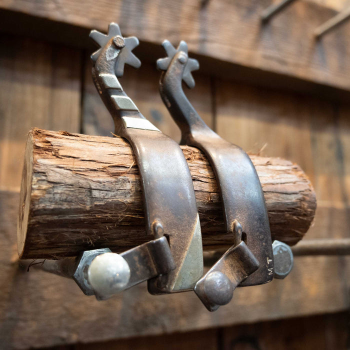 Mark Thomas Silver Mounted 6pt. Spurs