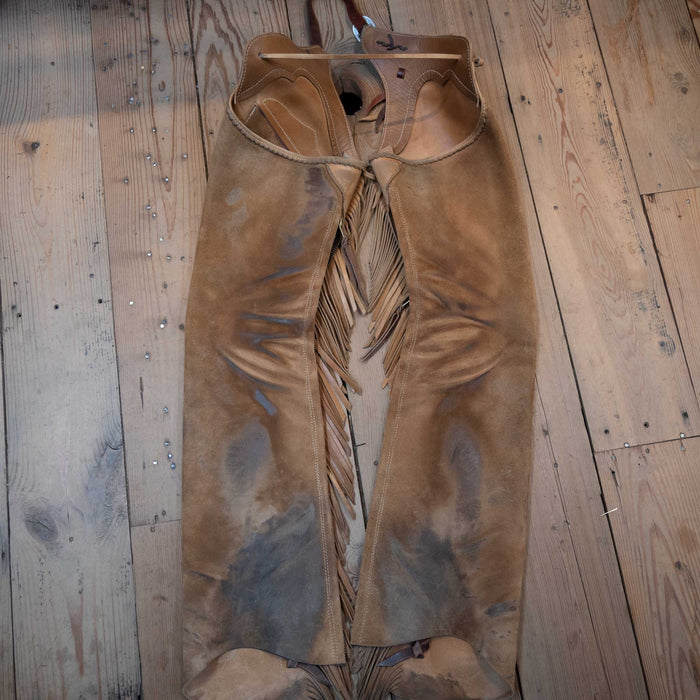 Used Tate Irons Shotgun Chaps Tack - Chaps & Chinks Tate Irons