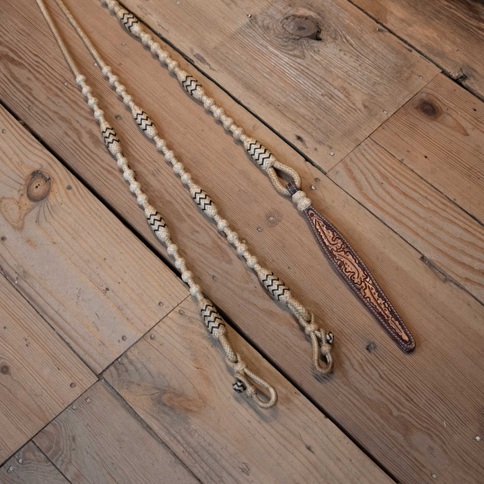 Handmade Rawhide Romel Reins