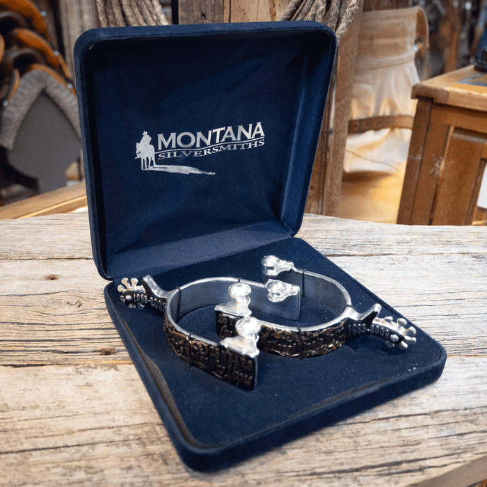 Montana Silversmiths 25 Years Commemorative National Finals Rodeo Spurs