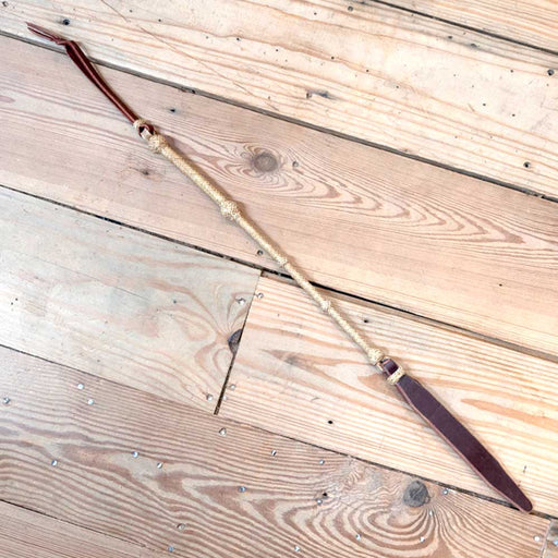 Bill Elliott Handmade 24" Quirt with Popper Tack - Whips, Crops & Quirts Bill Elliott