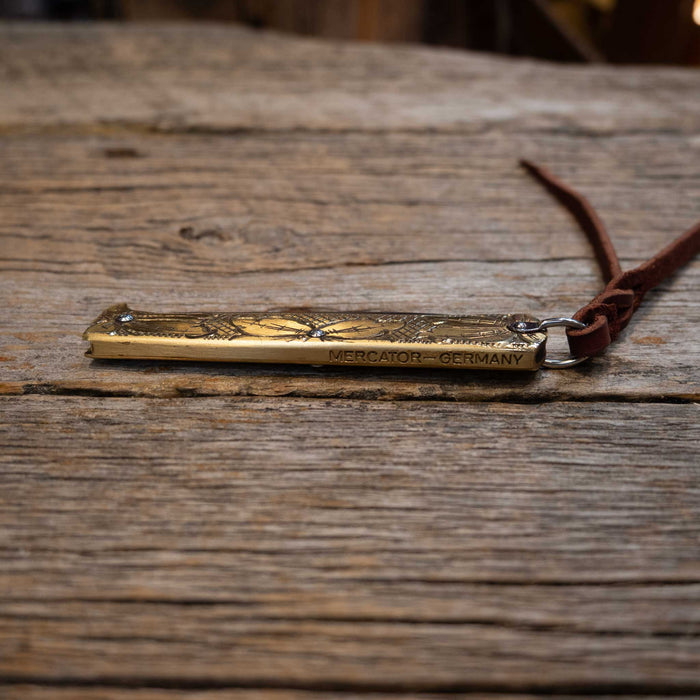 Kamphaus Brass Engraved Pocket Knife Knives Kamphaus