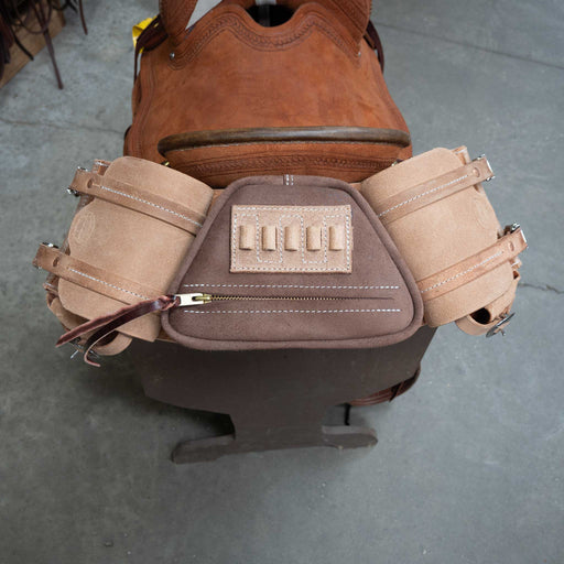 Handmade Justin CARGILL Medicine Saddle Bags Tack - Saddle Accessories Justin Cargill Leather