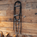 Vintage Pistol Shank Port Bridle Rig w/a Heavily Studdle Headstall & Cavesson Collectibles MISC