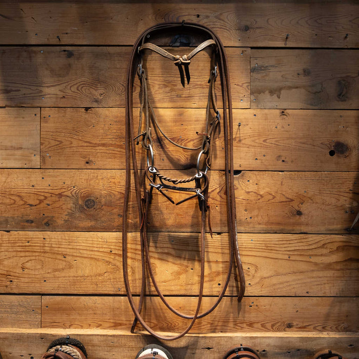Reinsman D-Ring Snaffle Bridle Rig Tack - Rigs Reinsman