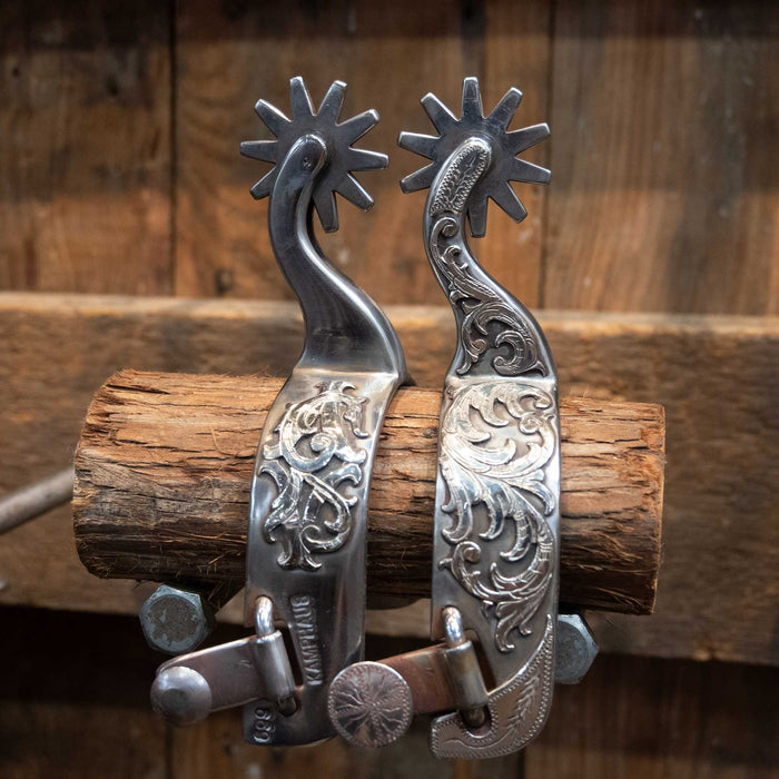 Kamphaus Silver Mounted Spurs