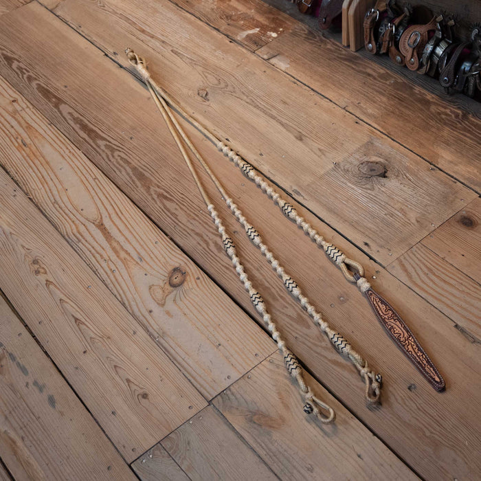 Handmade Rawhide Romel Reins