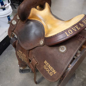 13" USED MARTIN CROWN C BARREL SADDLE Saddles Martin Saddlery   
